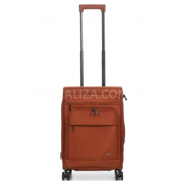 Чемодан ручная кладь S ткань оранж 55x37x22+5см/39л/3кг/Airtex 829