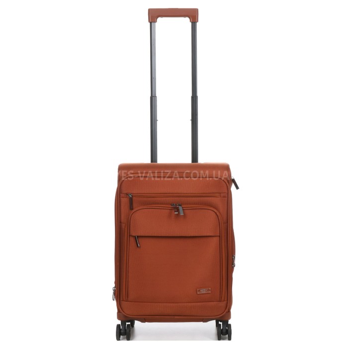 Чемодан ручная кладь S ткань оранж 55x37x22+5см/39л/3кг/Airtex 829, фото 1