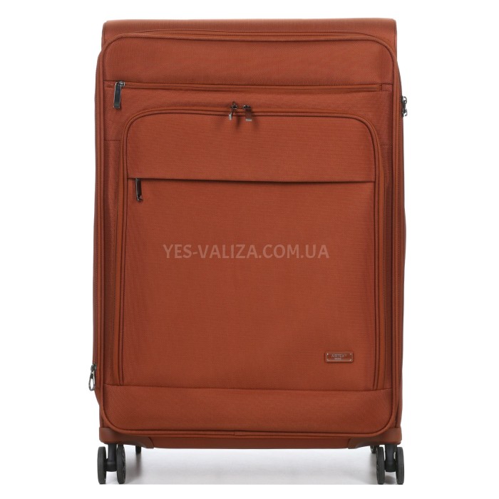 Валіза велика L тканини оранж 76х52х31(+5) см/116л/4кг/Airtex 829, фото 3