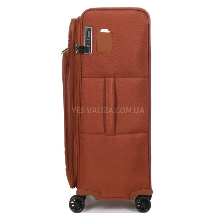 Валіза велика L тканини оранж 76х52х31(+5) см/116л/4кг/Airtex 829, фото 4