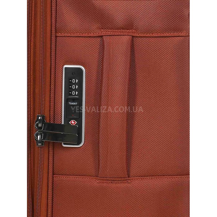 Валіза велика L тканини оранж 76х52х31(+5) см/116л/4кг/Airtex 829, фото 11