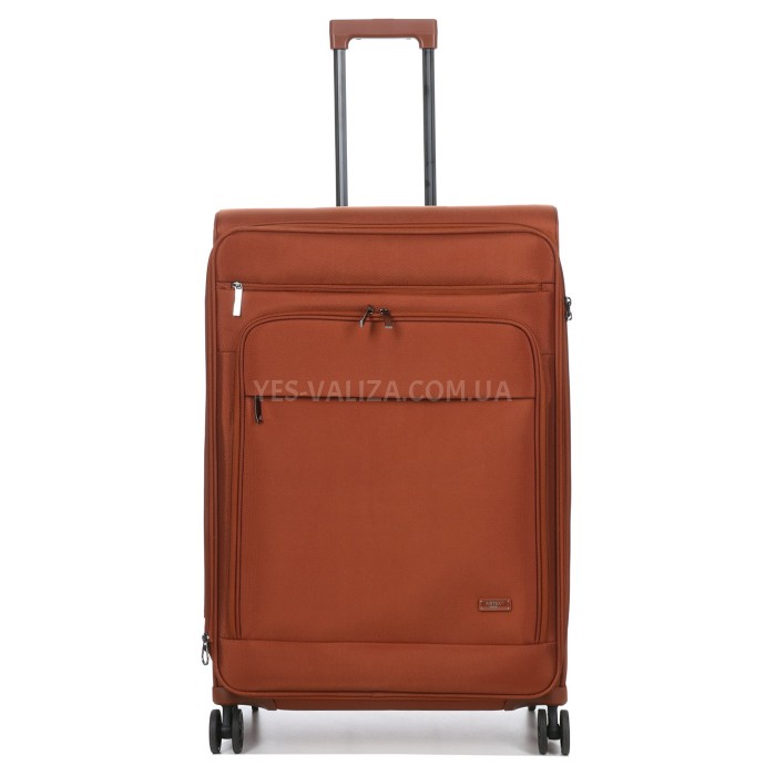 Валіза велика L тканини оранж 76х52х31(+5) см/116л/4кг/Airtex 829, фото 2