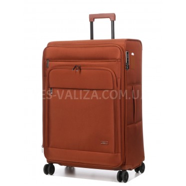 Валіза велика L тканини оранж 76х52х31(+5) см/116л/4кг/Airtex 829