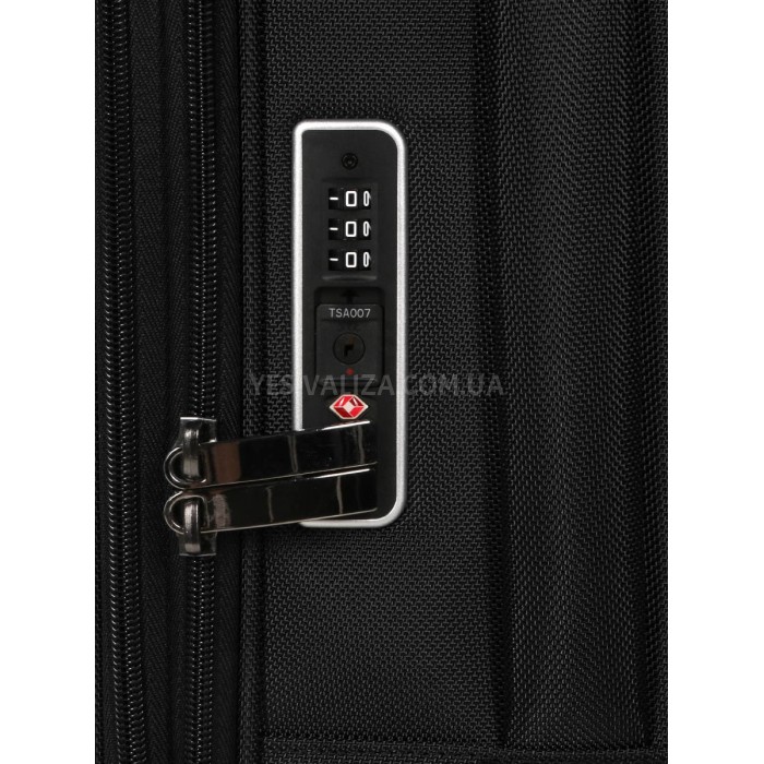 Валіза велика L тканини чорна 76х52х31(+5) см/116л/4кг/Airtex 829, фото 12