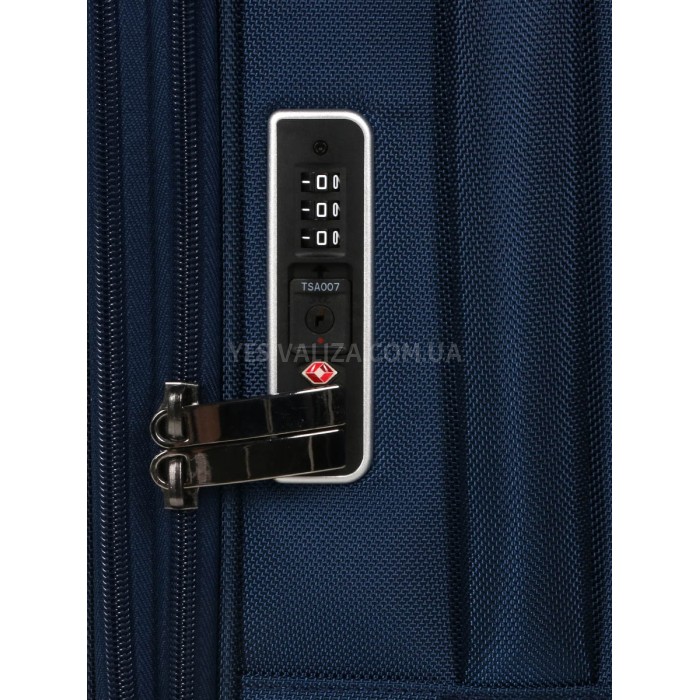Валіза велика L тканини синя 76х52х31(+5) см/116л/4кг/Airtex 829, фото 11
