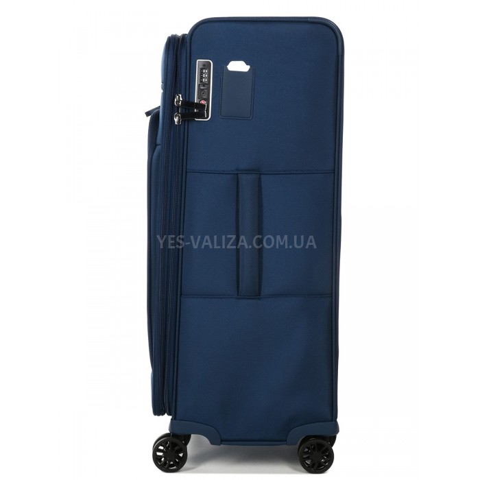 Чемодан большой L ткань синий 76х52х31(+5) см/116л/4кг/Airtex 829, фото 7