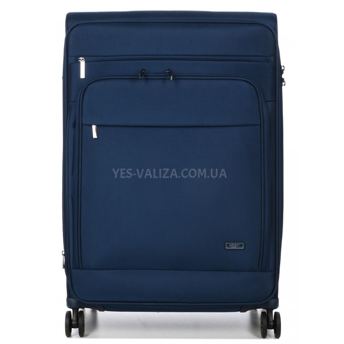 Чемодан большой L ткань синий 76х52х31(+5) см/116л/4кг/Airtex 829, фото 3