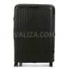 Валіза середня M поліпропілен чорний 66х48х25+5/83л/3.4кг/Airtex 249, фото 17