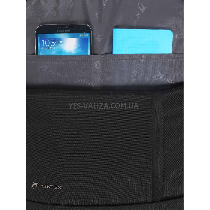 Рюкзак для ноутбука чёрный 30х44х14см/17л/0,9кг/Airtex 730, фото 12 Рюкзак для ноутбука чёрный 30х44х14см/17л/0,9кг/Airtex 730, фото 12