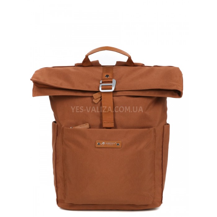 Рюкзак для ноутбука коричневий 28х40х12см/12.5л/0.45кг/Airtex 755, фото 2