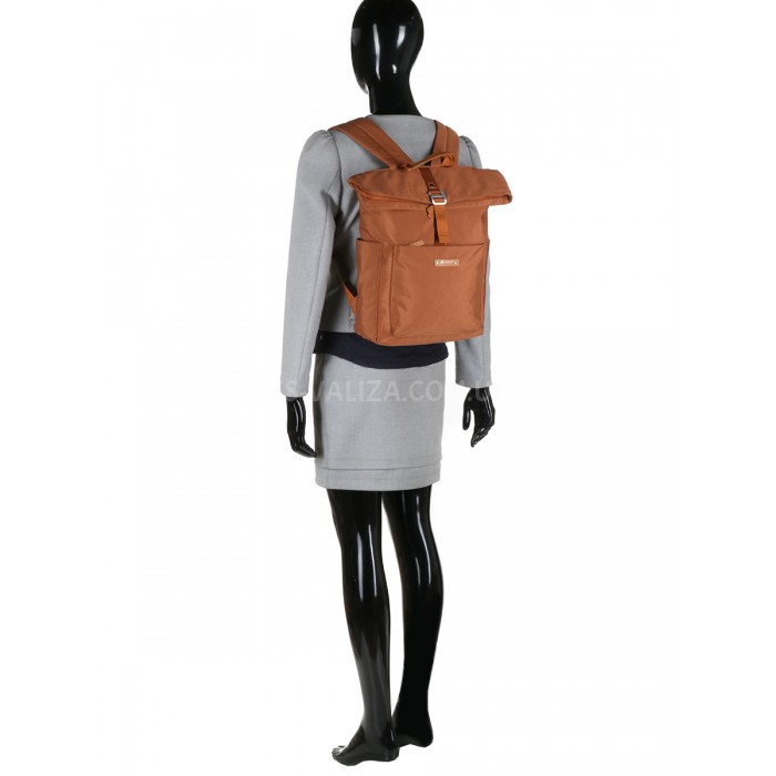 Рюкзак для ноутбука коричневый 28х40х12см/12.5л/0.45кг/Airtex 755, фото 13