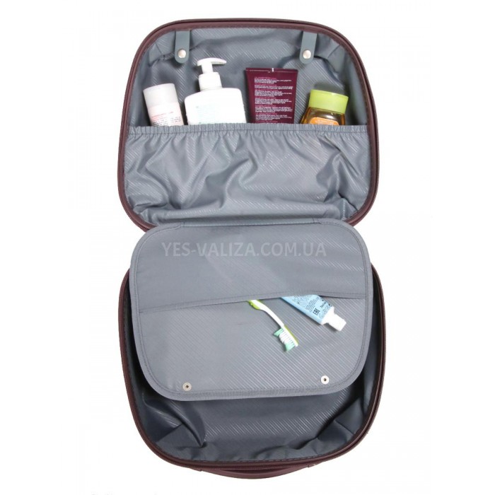 Кейс(ручна поклажа) поліпропілен фіолет 37х31х17/15л/1.1кг/Airtex 639, фото 9