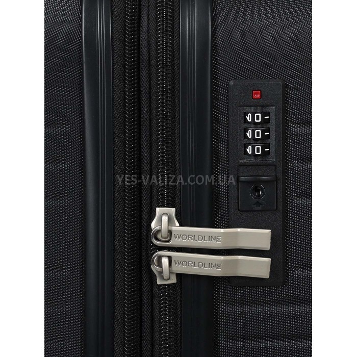 Набор чемоданов Франция (L M S-3шт) чёрный/Worldline 627, фото 6