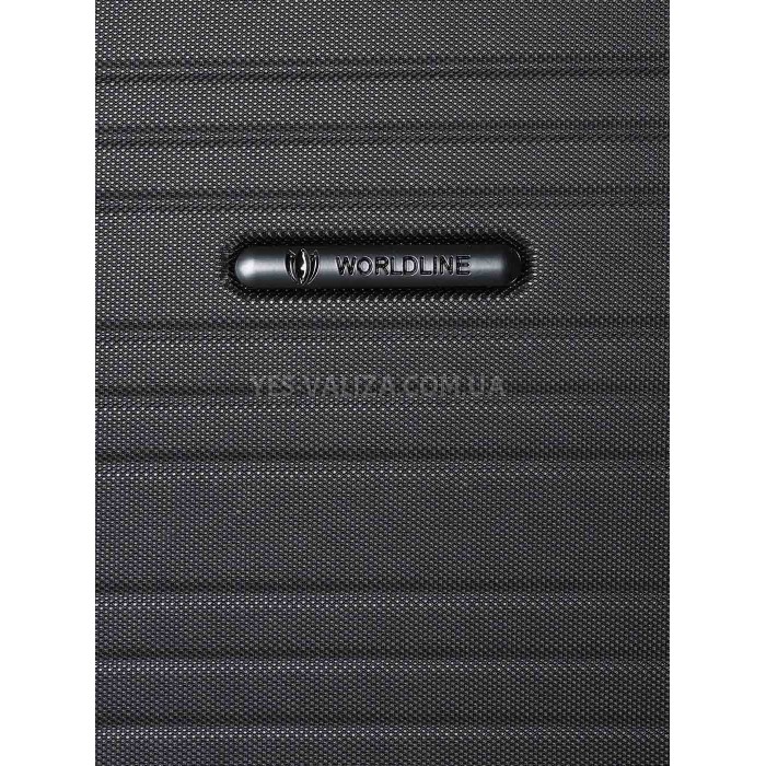 Набор чемоданов Франция (L M S-3шт) чёрный/Worldline 627, фото 7