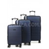 Набор чемоданов Франция (L M S-3шт) синий/Worldline 627, фото 11