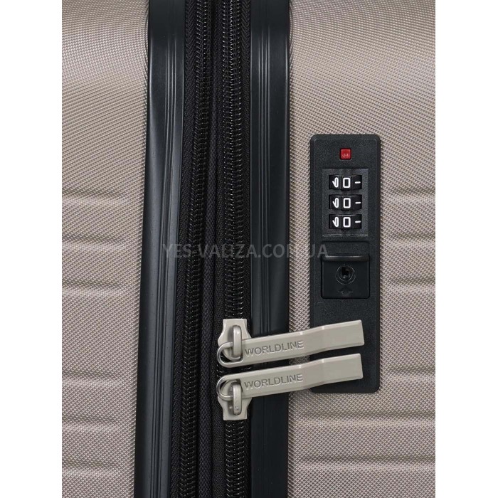 Набор чемоданов Франция (L M S-3шт) шампань/Worldline 627, фото 6