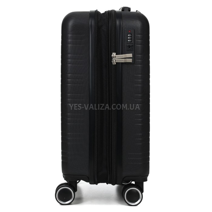 Чемодан Франция малый S чёрный 55х35х20+3см/38л/2.6кг/Worldline 627, фото 8