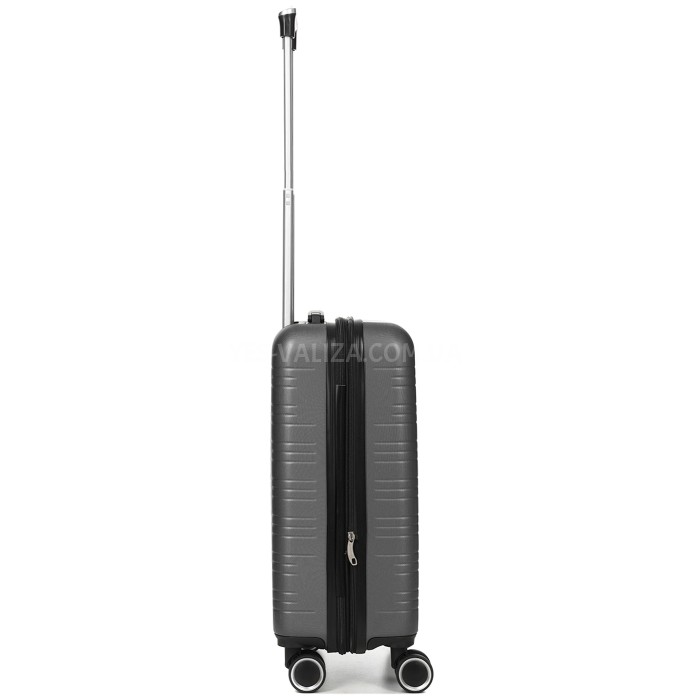 Чемодан Франция малый S серый 55х35х20+3см/38л/2.6кг/Worldline 627, фото 5