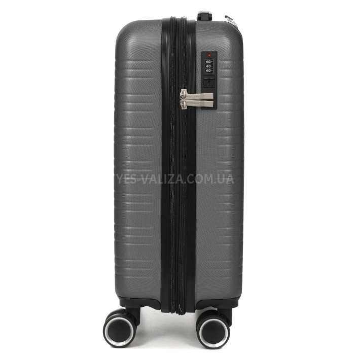 Чемодан Франция малый S серый 55х35х20+3см/38л/2.6кг/Worldline 627, фото 6