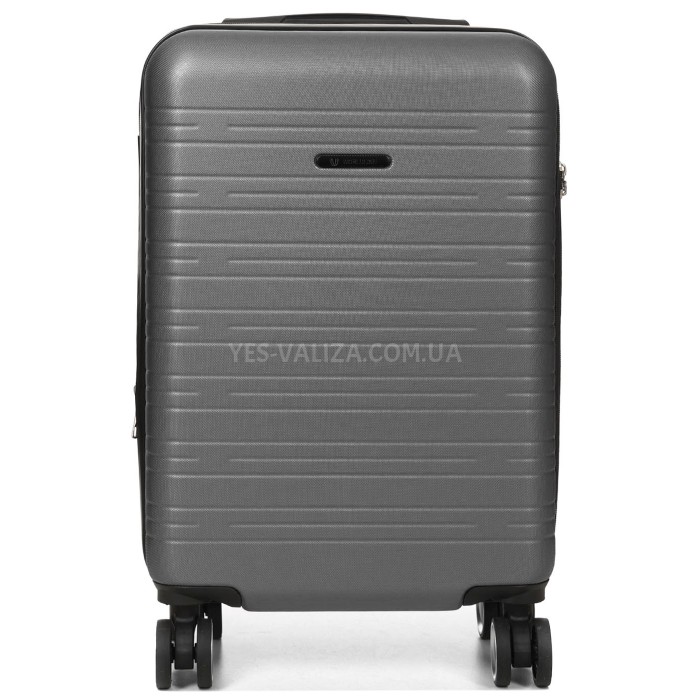 Чемодан Франция малый S серый 55х35х20+3см/38л/2.6кг/Worldline 627, фото 3