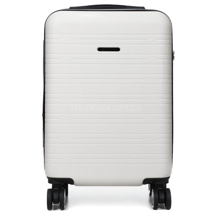 Чемодан Франция малый S белый 55х35х20+3см/38л/2.6кг/Worldline 627, фото 3
