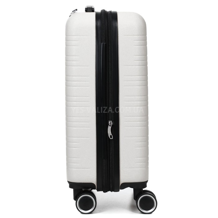 Чемодан Франция малый S белый 55х35х20+3см/38л/2.6кг/Worldline 627, фото 7