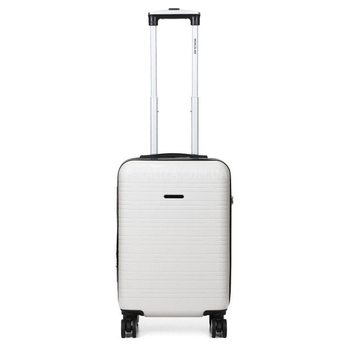 Валіза Франція мала S біла 55х35х20+3см/38л/2.6кг/Worldline 627, фото 1