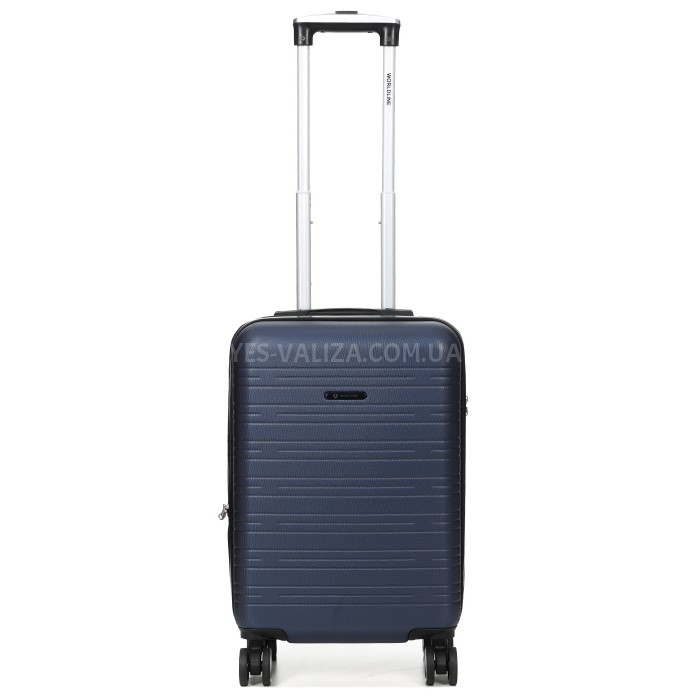 Чемодан Франция малый S синий 55х35х20+3см/38л/2.6кг/Worldline 627, фото 1