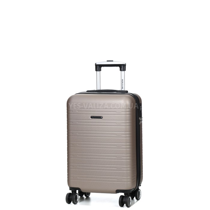 Валіза Франція мала S шампань 55х35х20+3см/38л/2.6кг/Worldline 627, фото 2