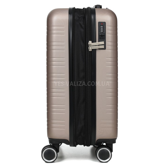 Чемодан Франция малый S шампань 55х35х20+3см/38л/2.6кг/Worldline 627, фото 8