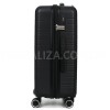 Валіза Франція середня M чорна 66х44х28+3см/74л/3.5кг/Worldline 627, фото 18