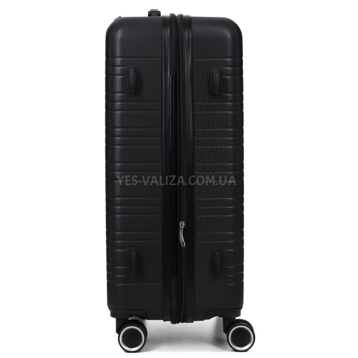 Валіза Франція середня M чорна 66х44х28+3см/74л/3.5кг/Worldline 627, фото 7