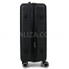 Чемодан Франция средний M чёрный 66х44х28+3см/74л/3.5кг/Worldline 627, фото 19