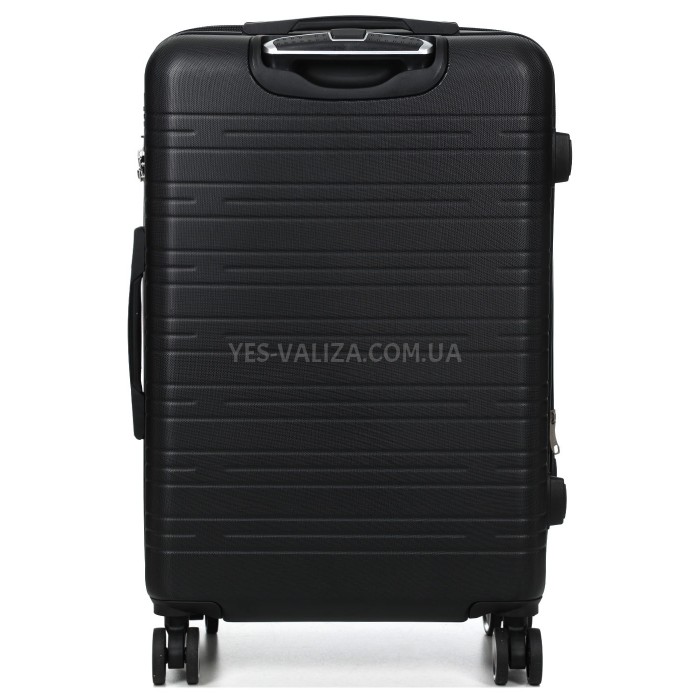 Чемодан Франция средний M чёрный 66х44х28+3см/74л/3.5кг/Worldline 627, фото 4