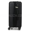 Чемодан Франция средний M чёрный 66х44х28+3см/74л/3.5кг/Worldline 627, фото 20