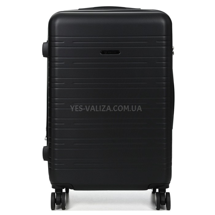 Валіза Франція середня M чорна 66х44х28+3см/74л/3.5кг/Worldline 627, фото 3