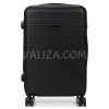 Чемодан Франция средний M чёрный 66х44х28+3см/74л/3.5кг/Worldline 627, фото 15