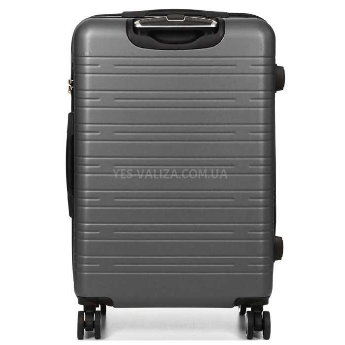 Чемодан Франция средний M серый 66х44х28+3см/74л/3.5кг/Worldline 627, фото 4