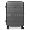 Валіза Франція середня M сіра 66х44х28+3см/74л/3.5кг/Worldline 627, фото 15