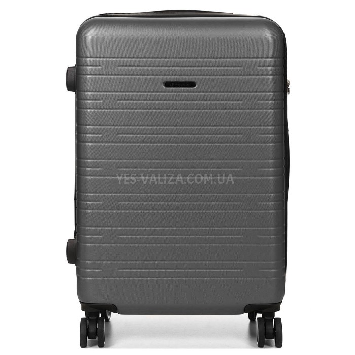 Чемодан Франция средний M серый 66х44х28+3см/74л/3.5кг/Worldline 627, фото 3