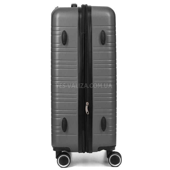 Валіза Франція середня M сіра 66х44х28+3см/74л/3.5кг/Worldline 627, фото 7