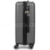 Чемодан Франция средний M серый 66х44х28+3см/74л/3.5кг/Worldline 627, фото 18