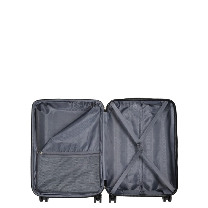 Валіза Франція середня M білий 66х44х28+3см/74л/3.5кг/Worldline 627, фото 11