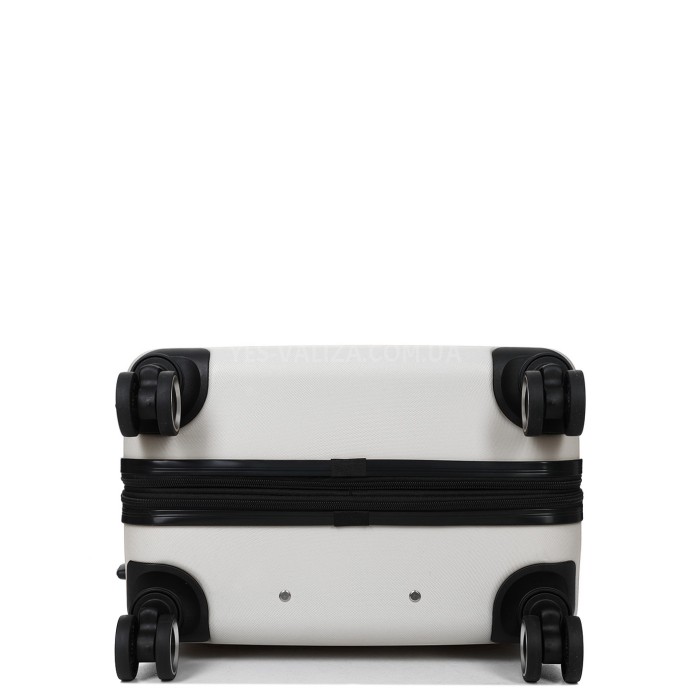 Валіза Франція середня M білий 66х44х28+3см/74л/3.5кг/Worldline 627, фото 10