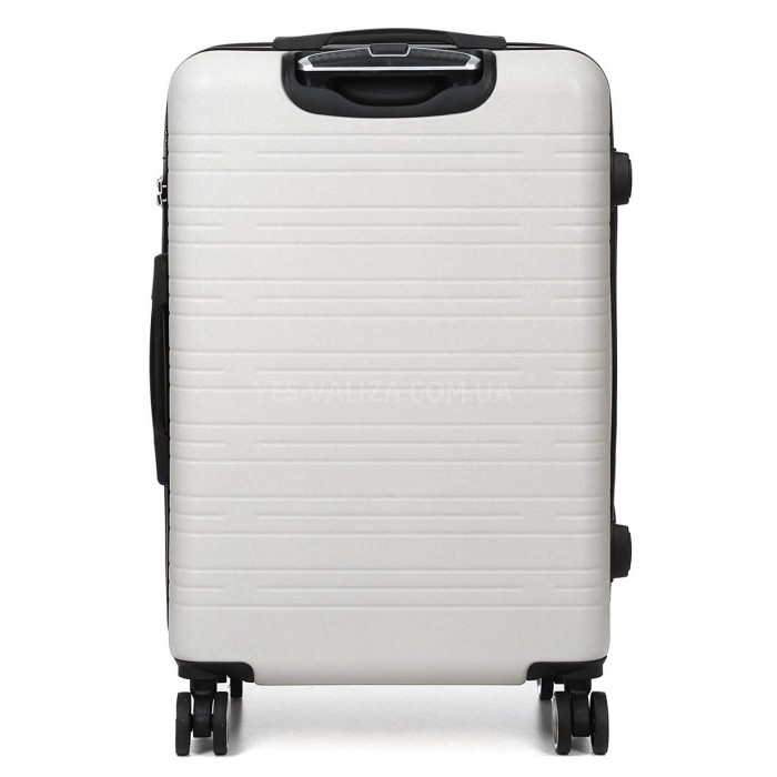 Валіза Франція середня M білий 66х44х28+3см/74л/3.5кг/Worldline 627, фото 4