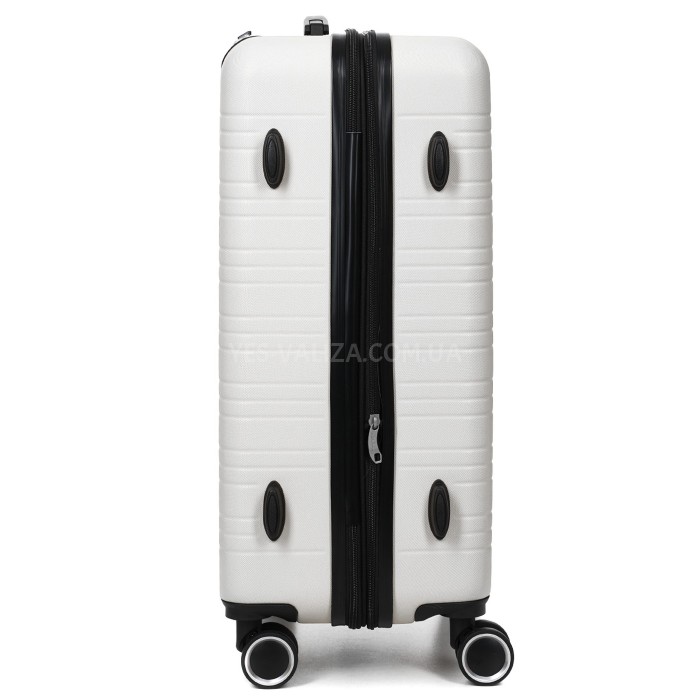 Валіза Франція середня M білий 66х44х28+3см/74л/3.5кг/Worldline 627, фото 7