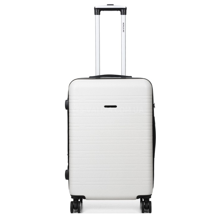 Валіза Франція середня M білий 66х44х28+3см/74л/3.5кг/Worldline 627, фото 1