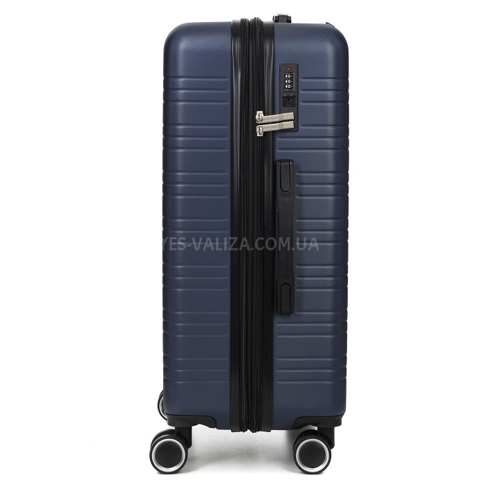 Чемодан Франция средний M синий 66х44х28+3см/74л/3.5кг/Worldline 627, фото 6