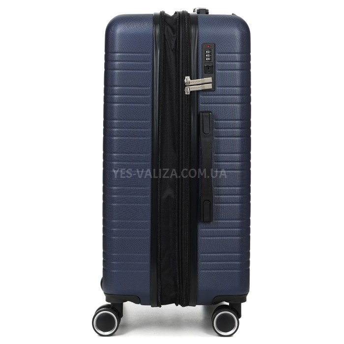Валіза Франція середня M синий 66х44х28+3см/74л/3.5кг/Worldline 627, фото 8