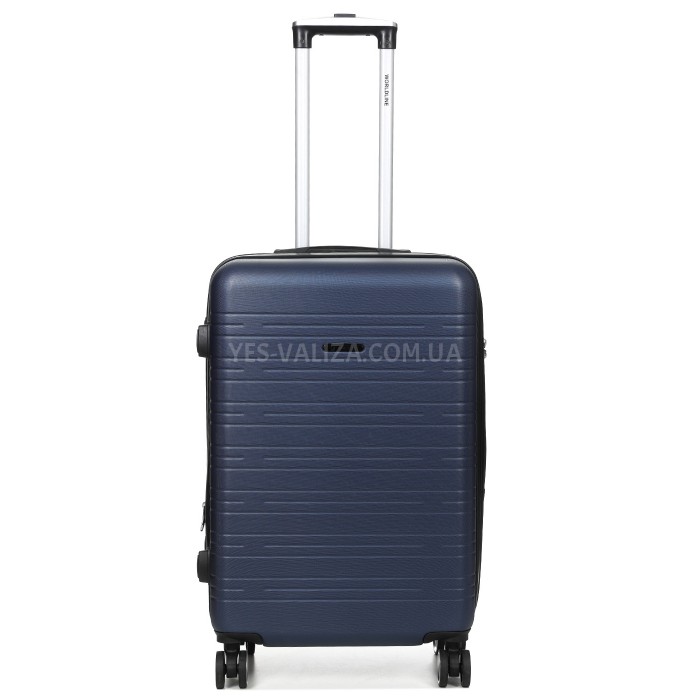 Чемодан Франция средний M синий 66х44х28+3см/74л/3.5кг/Worldline 627, фото 1